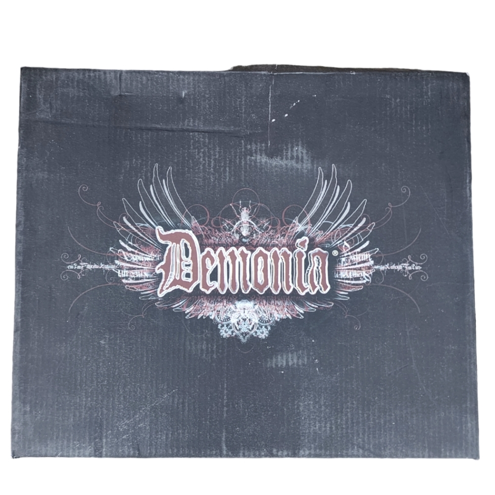 Demonia Swing 105 Stud Strap Wedge Platforms - image 5